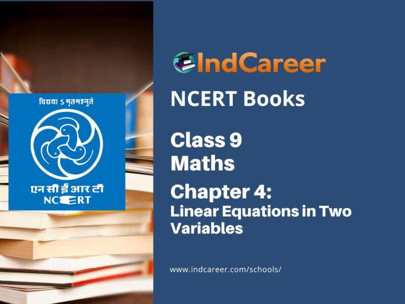 NCERT Book for Class 9 Maths Chapter 4 Linear Equations in Two Variables