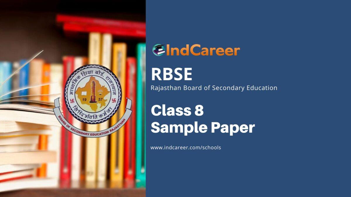 RBSE Class 8 Model Question Papers