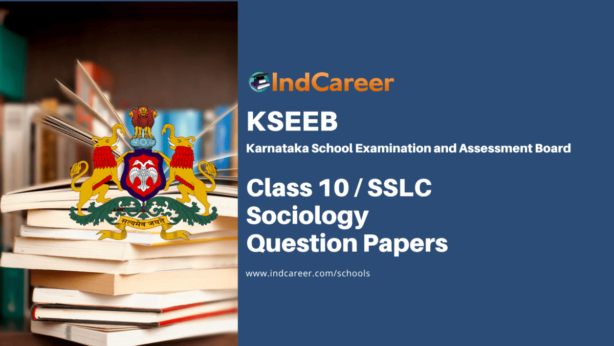 Karnataka SSLC Sociology Question Papers