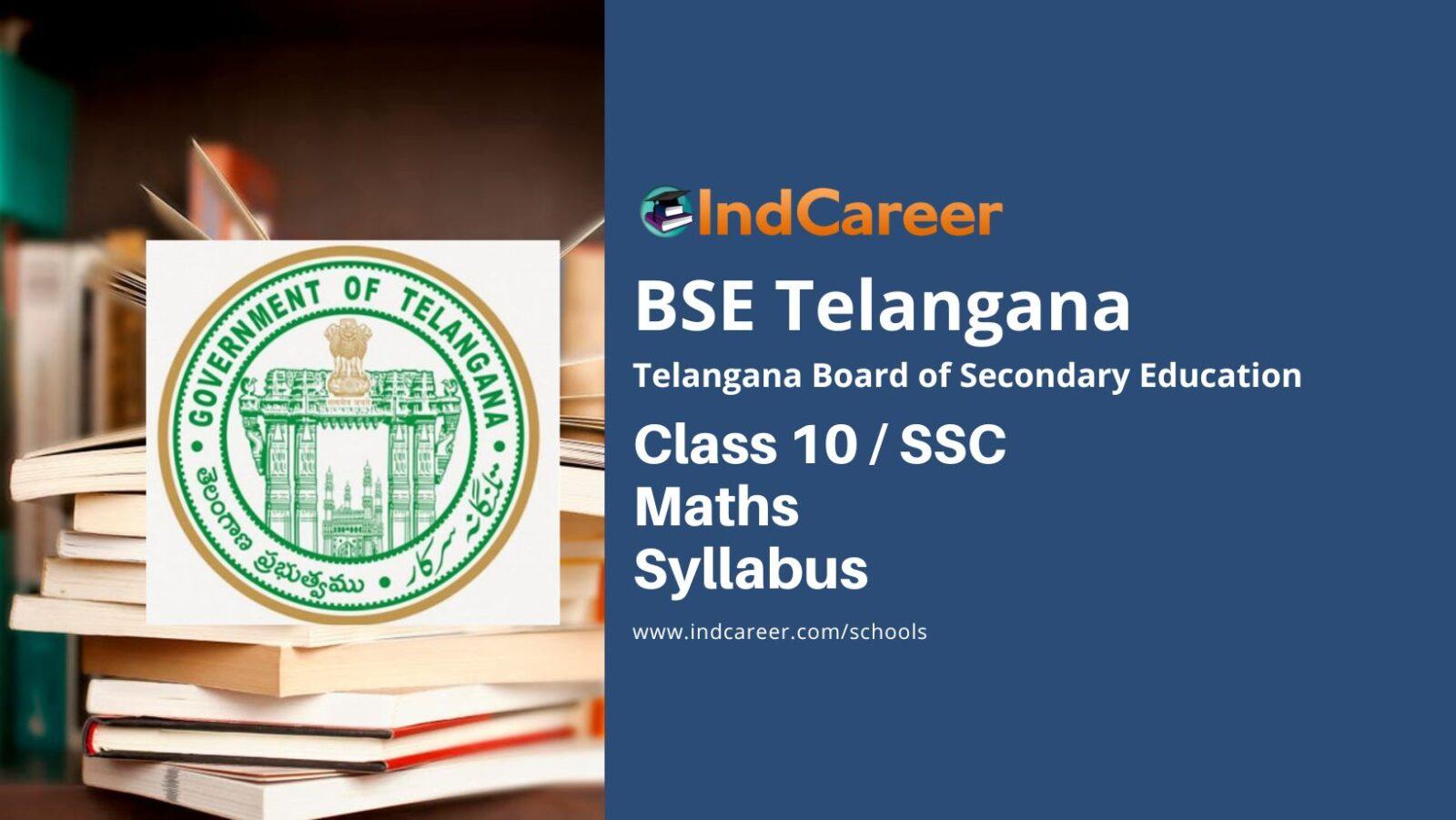 Telangana Board Class 10 Maths Syllabus - IndCareer Schools