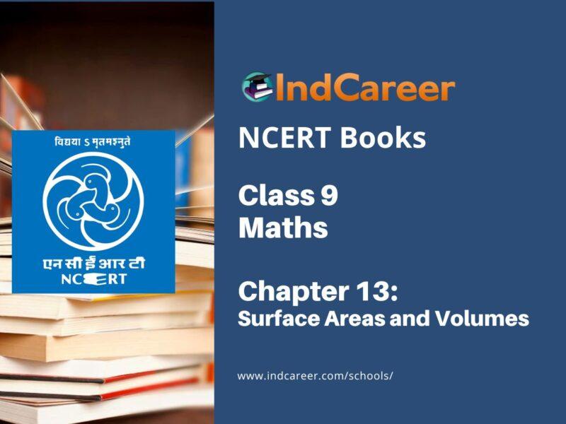 NCERT Book for Class 9 Maths Chapter 13 Surface Areas and Volumes