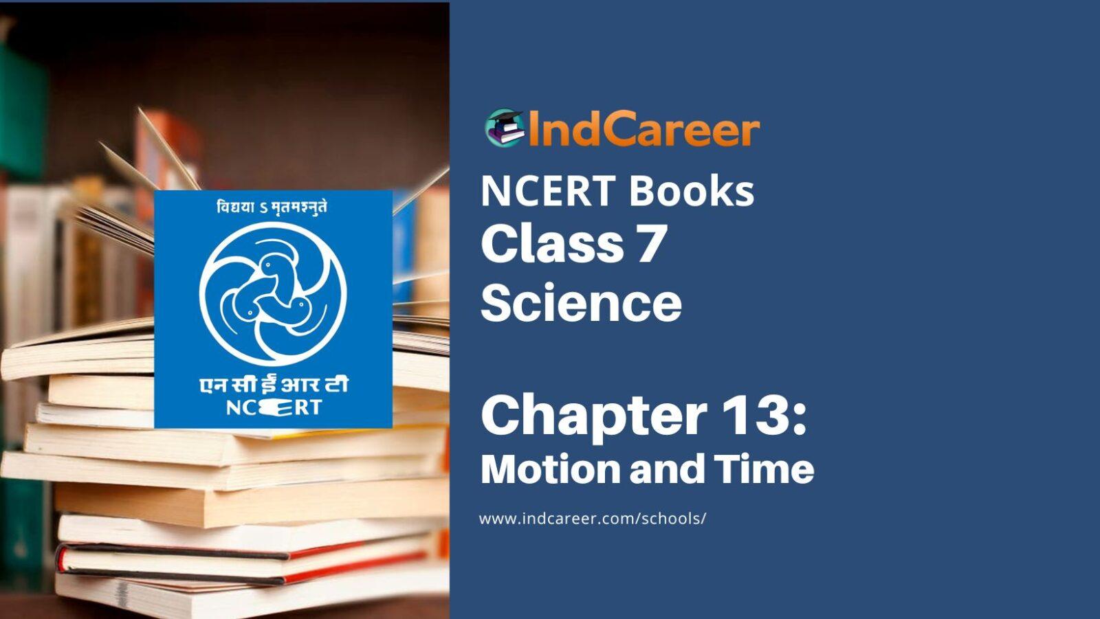 NCERT Book For Class 7 Science: Chapter 13-Motion And Time - IndCareer ...