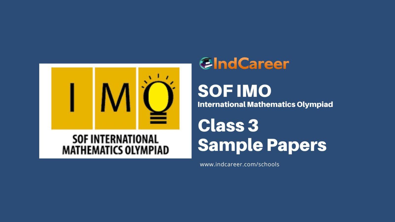 Sof Imo Sample Paper For Class 3 Indcareer Schools