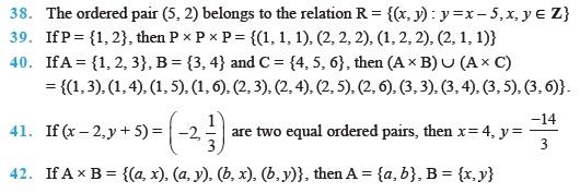 Relations and Functions