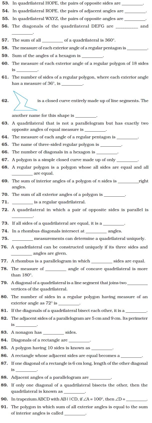 Understanding Quadrilaterals and Practical Geometry/