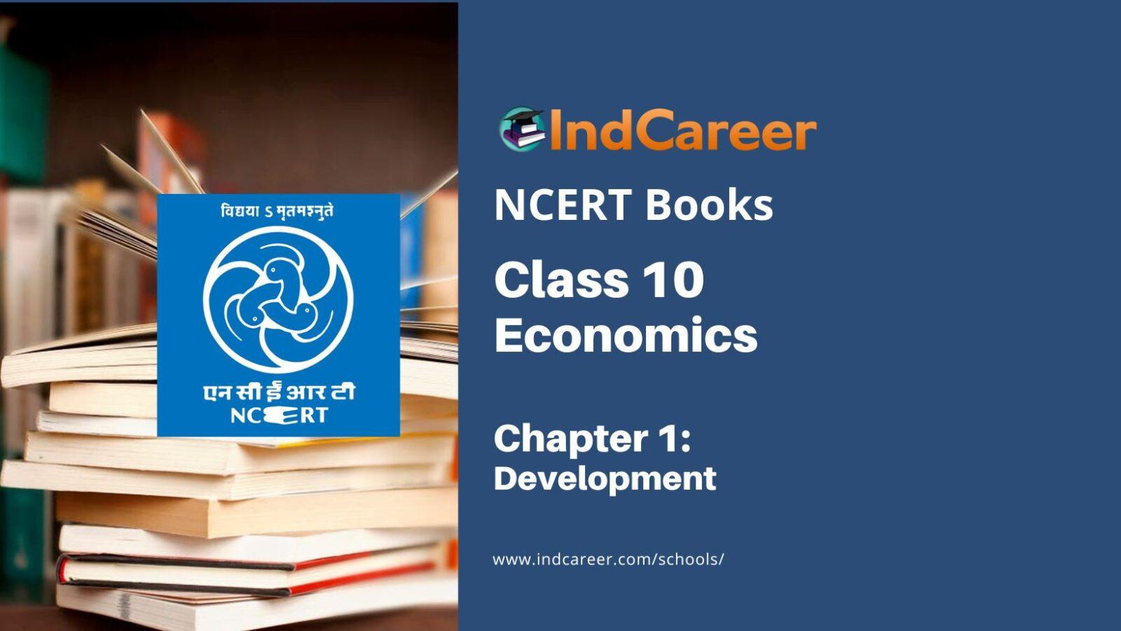 NCERT Book For Class 10 Economics Chapter 1 Development