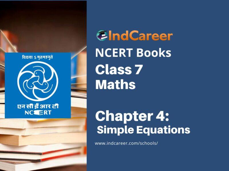 NCERT Book for Class 7 Maths: Chapter 4-Simple Equations