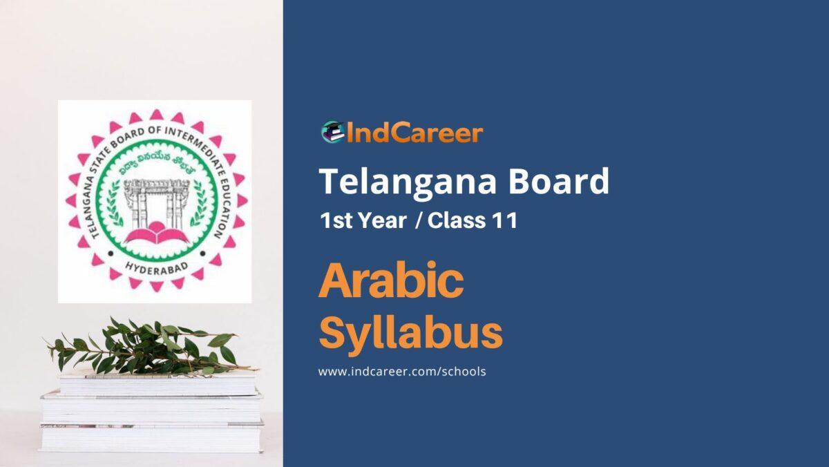 TS Inter 1st Year Arabic Syllabus: Download Telangana Board Class 11 Syllabus