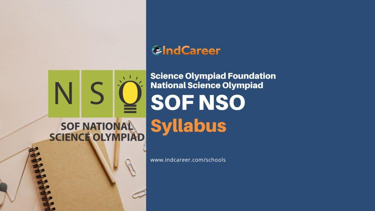 SOF NSO Syllabus: Download PDFs - IndCareer Schools