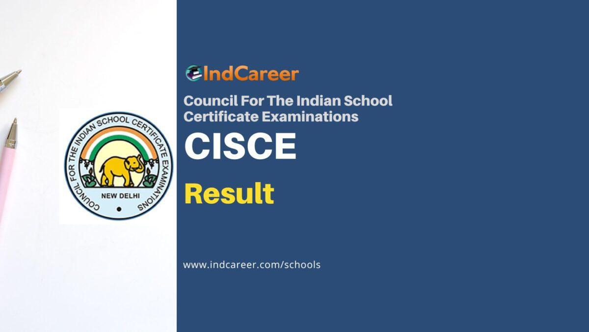 CISCE Result: Check ICSE, ISC Results
