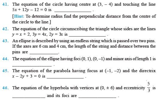 Conic Sections