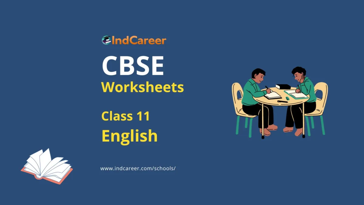 CBSE Worksheets for Class 11 English