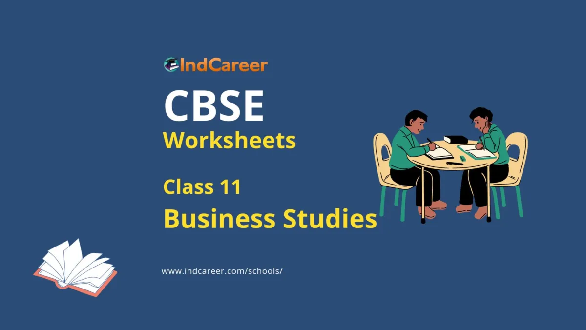 CBSE Worksheets for Class 11 Business Studies